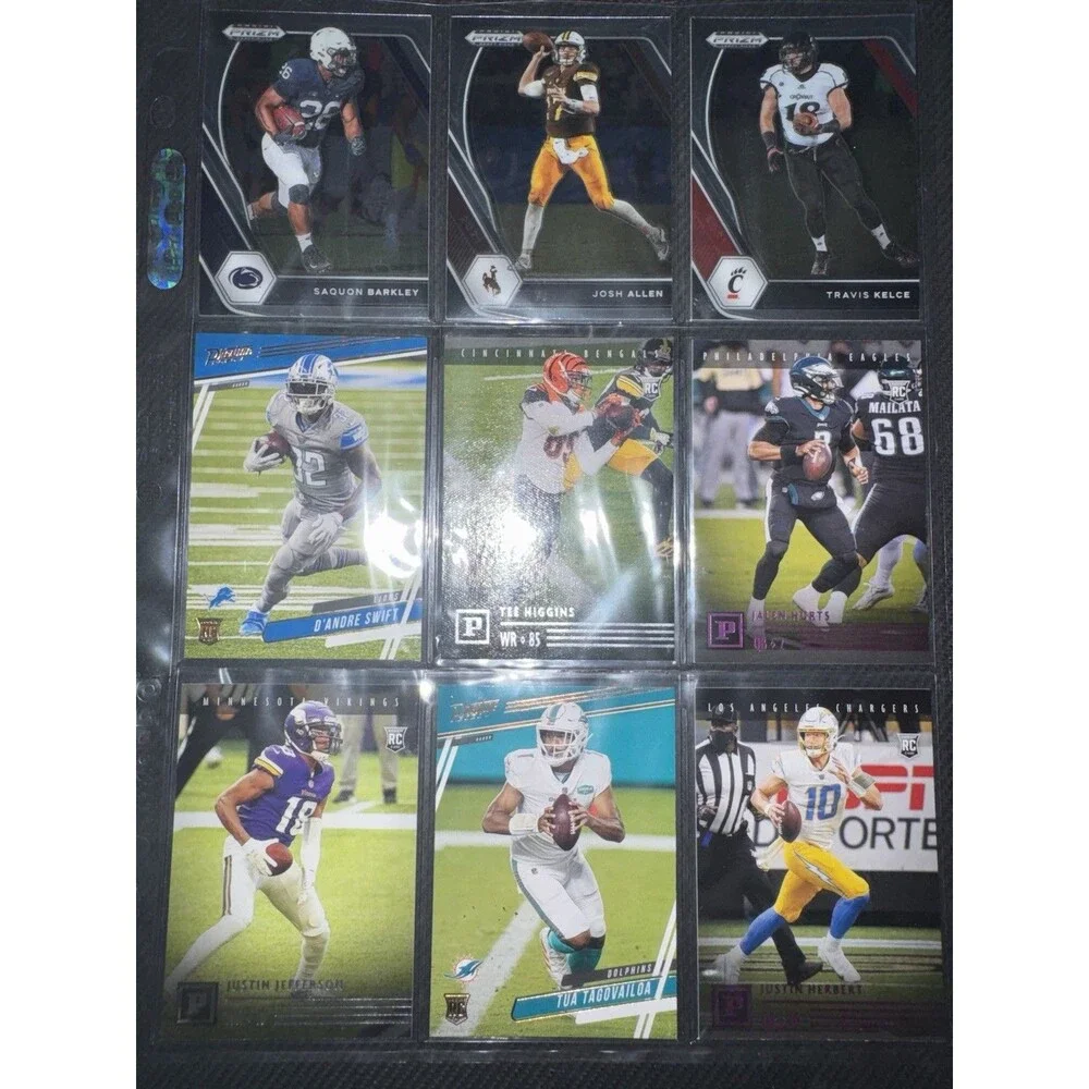 Football cards 162 Banger lot! Holos, auto, numbered, patch, rookie etc….